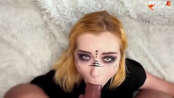 Play Sexy Girl Elf Hard Fucks in Mouth and Ass - Anal Creampie
