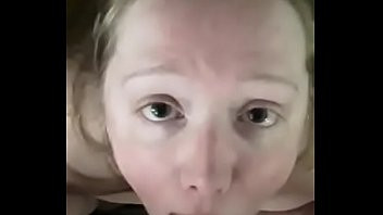 Play Nervous 18 year old pale amateur with freckles sucks and gags on 42 year old uncut cock for the first time on camera.