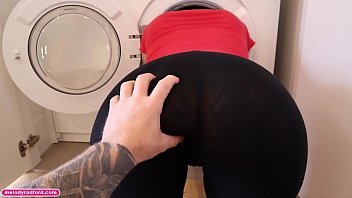 Play BIG TIT Big ASS Mature Aussie Step MOM Stuck In Washing Machine Trying To Wash Fucked By Step Son Then Left Helpless Covered In Cum - Melody Radford