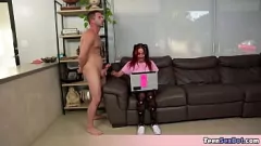 Play Goth Teen Krissy Knight's Tiny Tits & Petite Ass Get Fucked