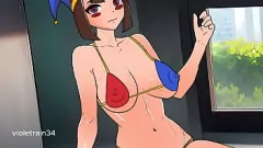 Play Hentai Anime Pomni's Circus Orgy: Uncensored & Creampied