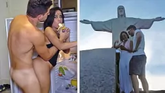 Play Curvy Brazilian Gold Digger Fools Around with Big Dick