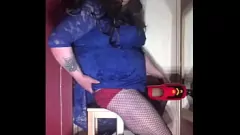 Sissy Crossdresser's Machine Masturbation Orgy